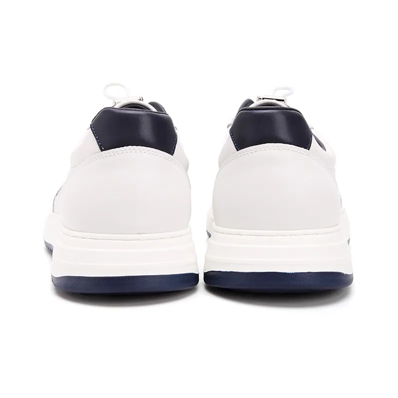 Satchi Coverage Slip Resistant And Abrasion Resistant Low Top Skateboard Shoes Men's White-4