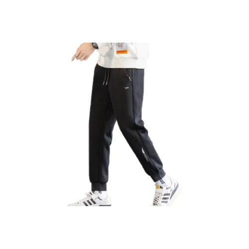 DEERWAY Knitted Sweatpants Men Black