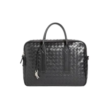 Bottega Veneta All Over Intrecciato Pattern Travel Bag