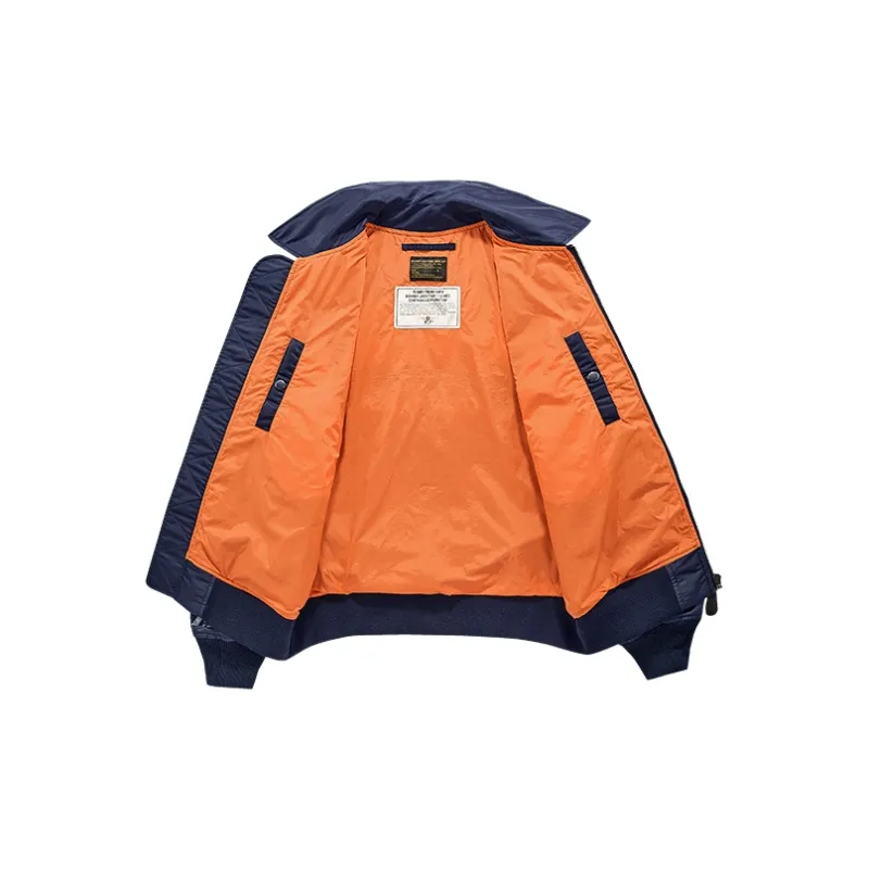 VIP Astronaut Embroidered Badge Lapel Coat Pilot Jacket Unisex-5