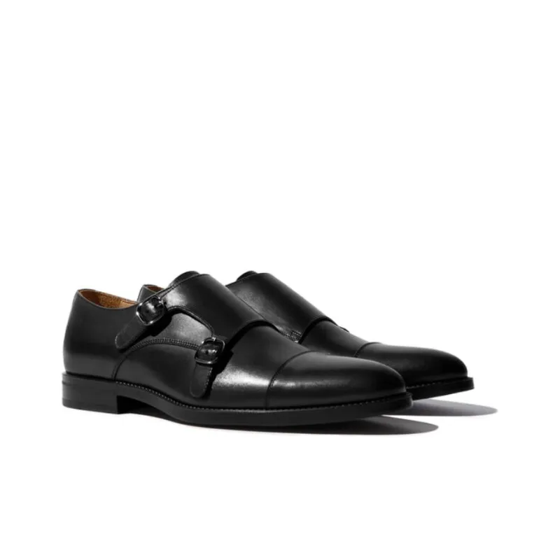 SCAROSSO Monk Strap Shoes-2