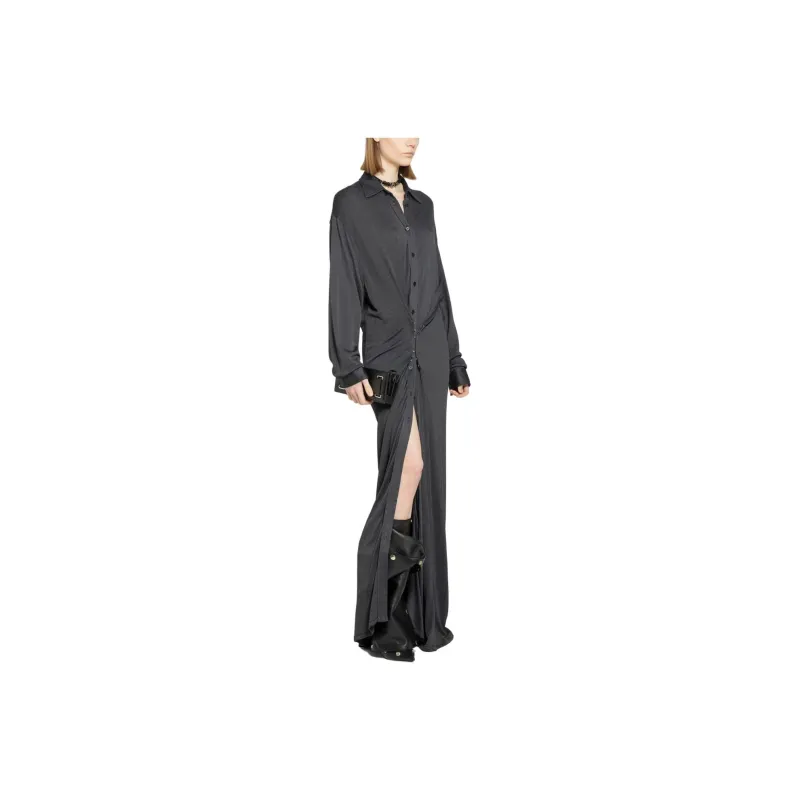 Y/Project Hook Eye Straight Hem Shirt Dress-4