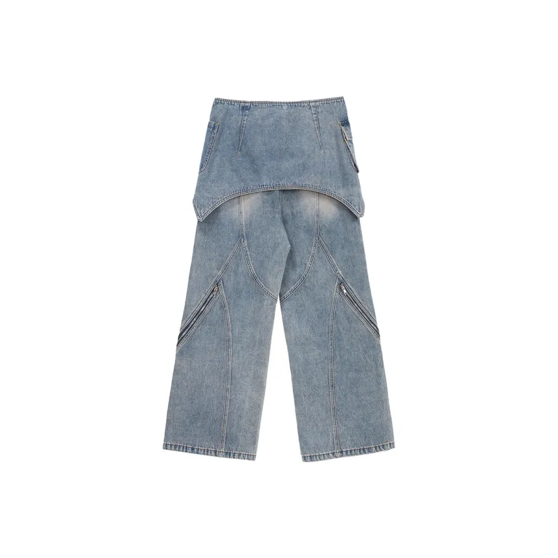 VANN VALRENCÉ Jeans Unisex Denim Blue-1
