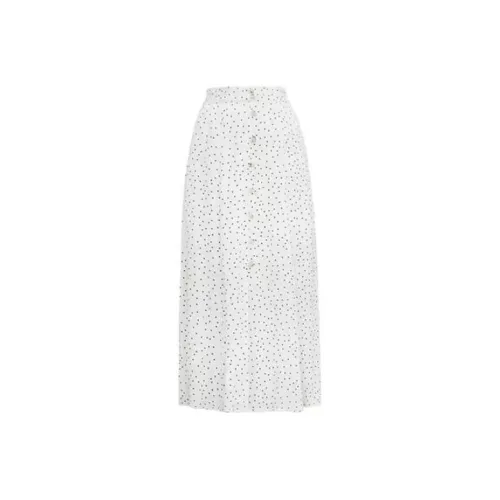 Little pull Casual Long Skirts Women's White