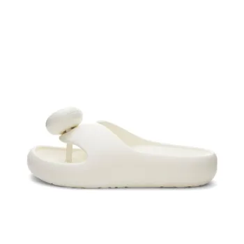 LOEWE Abrasion Resistant Flip Flops Men's White