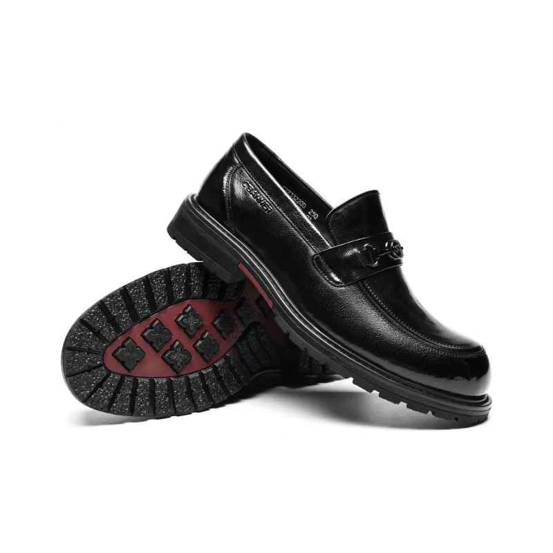C°BANNER Loafers 4cm Men's Black-3