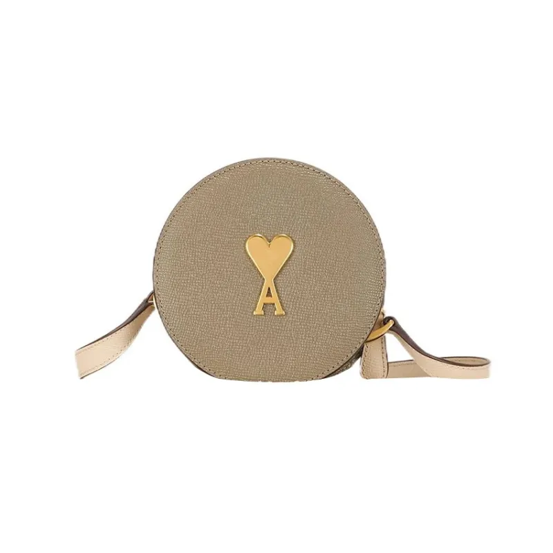AMIPARIS Cow Leather Crossbody Bag Shoulder Bag Men's Light Brown-0