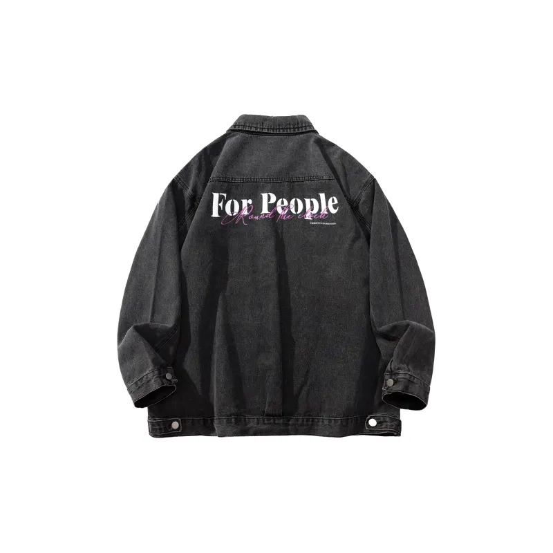 FAX FOR FMACM Denim Jacket Unisex-11
