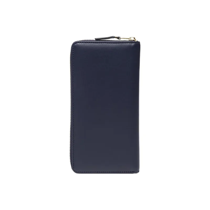 CDG Leather Wallet Regular Women's Dark Blue-2