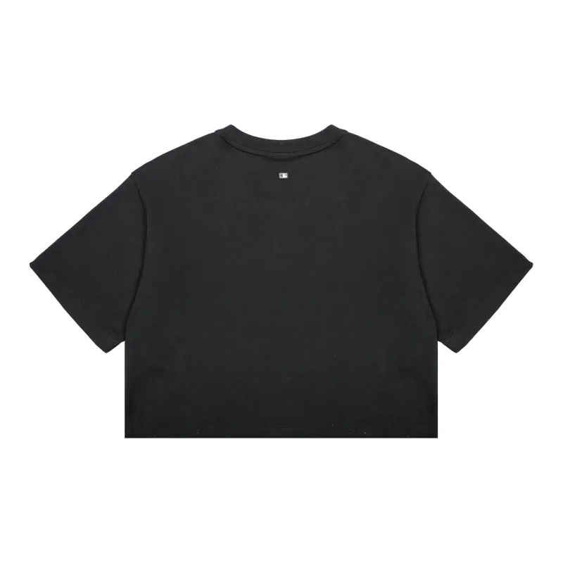 MLB Straight T Shirt Women's Black-1