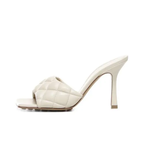 Bottega Veneta Rubber Sole Slide Slippers Women's White