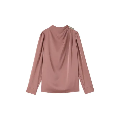 OUNIXUE Shirts Women's Deep Pink