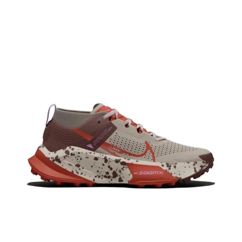 Nike ZoomX Zegama Diffused Taupe Dark Pony Sanddrift Picante Red Women's-1