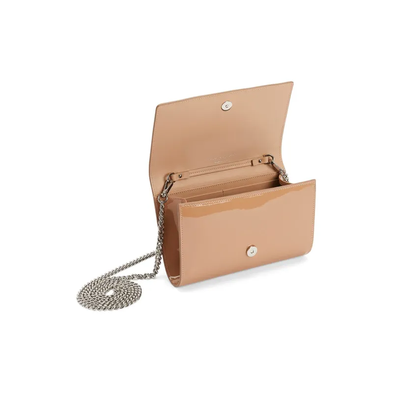 giuseppe zanotti Cleopatra Patent Leather Clutch Bag-2