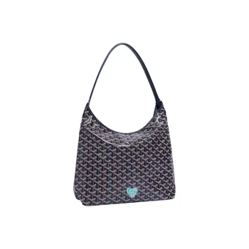 GOYARD Bohème Hobo Canvas With Leather Hobo Bag, Shoulder Bag Women's