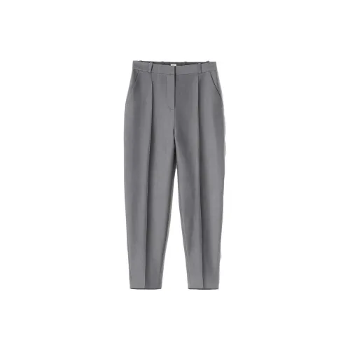 Toteme Cropped Pintuck Trousers