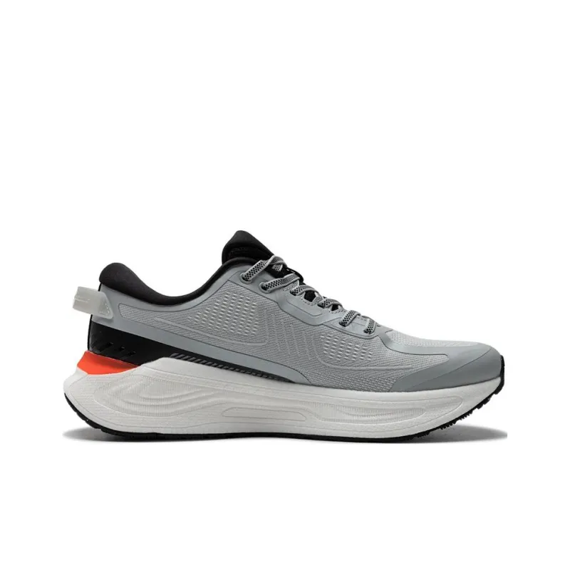 XTEP Starburst Cushioned Slip Resistant Low Top Running Shoes Men's Gray Black-1