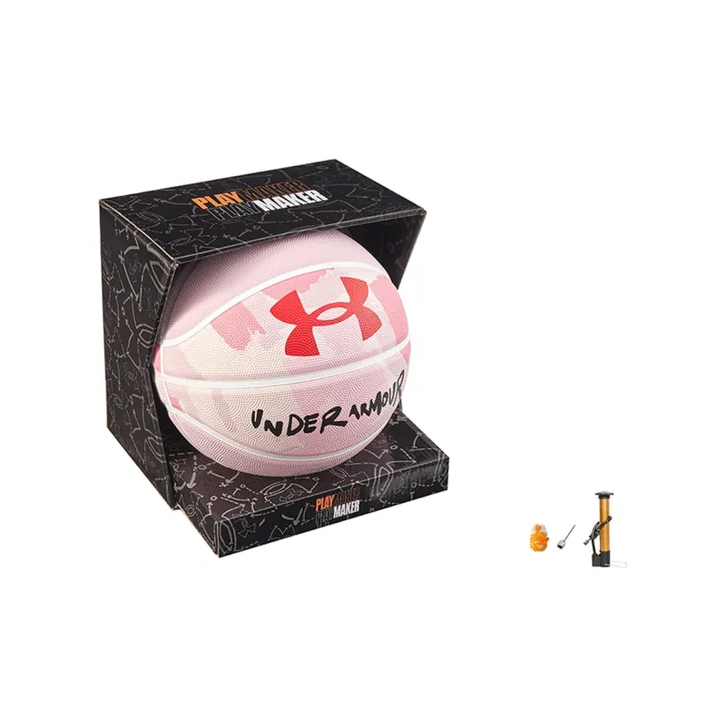 Under Armour Rubber Basketball Sky Pink Size 7 Training Competition Unisex-12