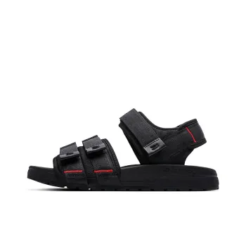 Dickies Hook and Loop, Open Toe Flat Soft Sole Beach Sports Sandals Men's Black