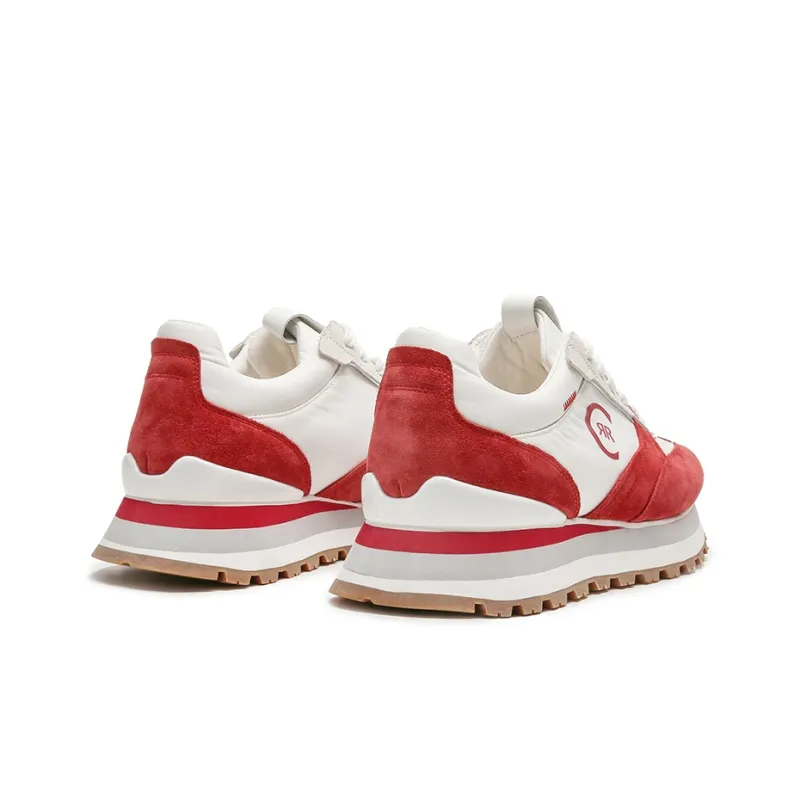 CERRUTI 1881 Anti-Slip Wear-Resistant Low-Top Casual Shoes Men's Red-3