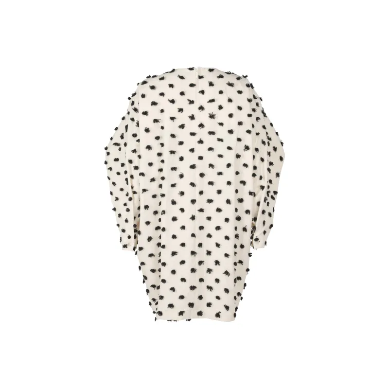 ISSEY MIYAKE Long-Sleeved Dresses Women's White-1
