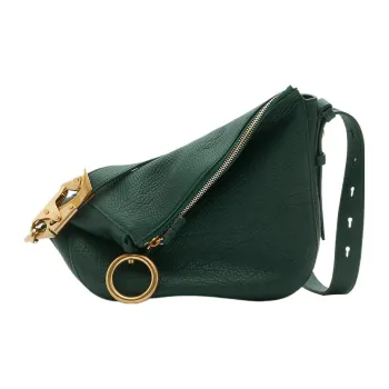 Burberry Calfskin Handbag Shoulder Bag Women's Vine Green