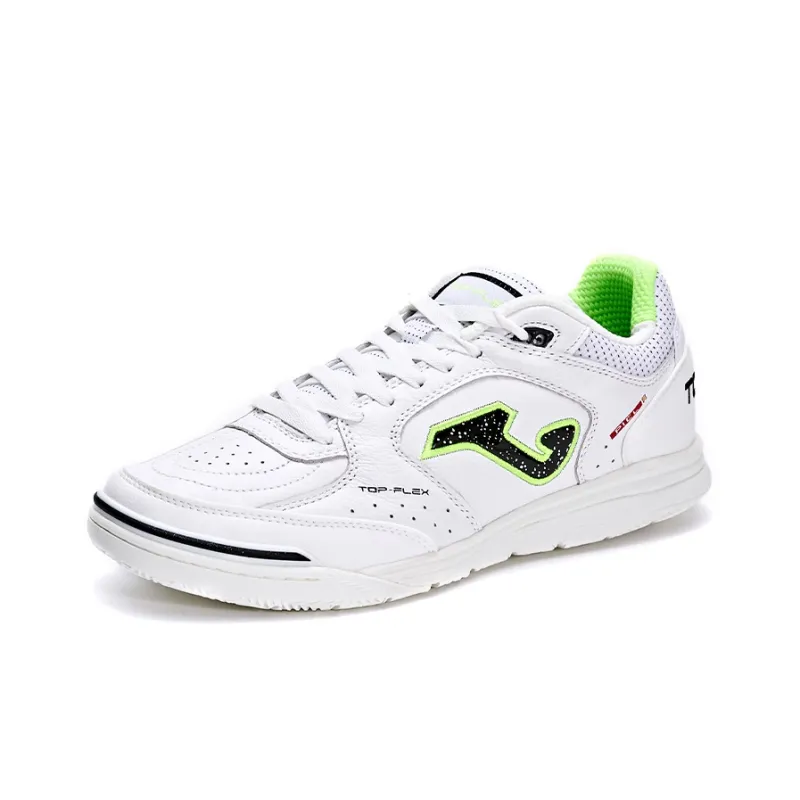 Joma IC/IN Cushioning Anti Slip And Wear Resistant Soccer Shoes Men's White-2