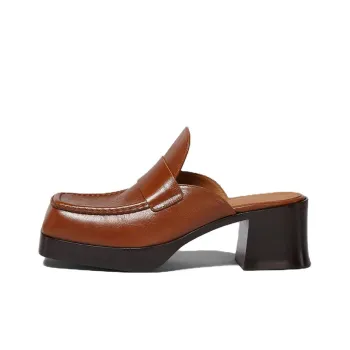 MARNI Women's Heeled Mule 'Nougat'