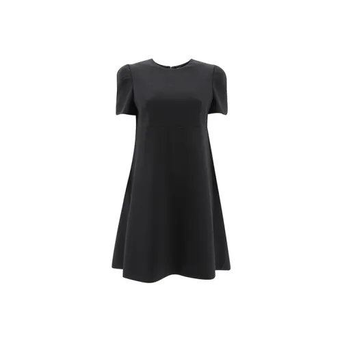 Alexander McQueen Short-Sleeved Dresses Women's Black