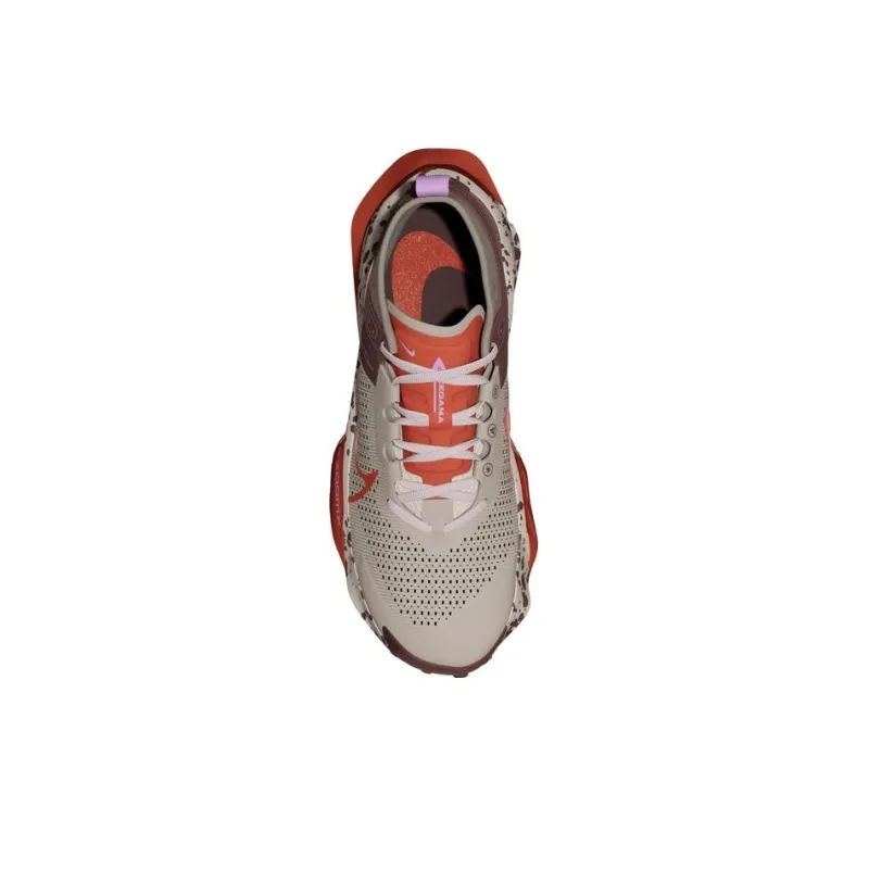 Nike ZoomX Zegama Diffused Taupe Dark Pony Sanddrift Picante Red Women's-3