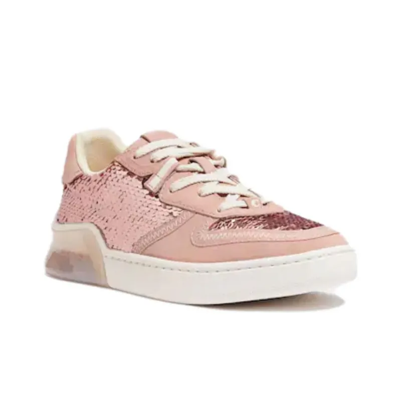 COACH Low Top Casual Shoes Women's Pink-2