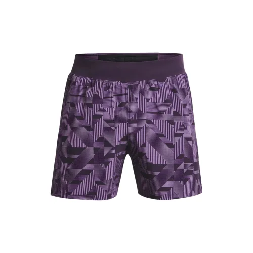 Under Armour Launch Casual Shorts Men Purple