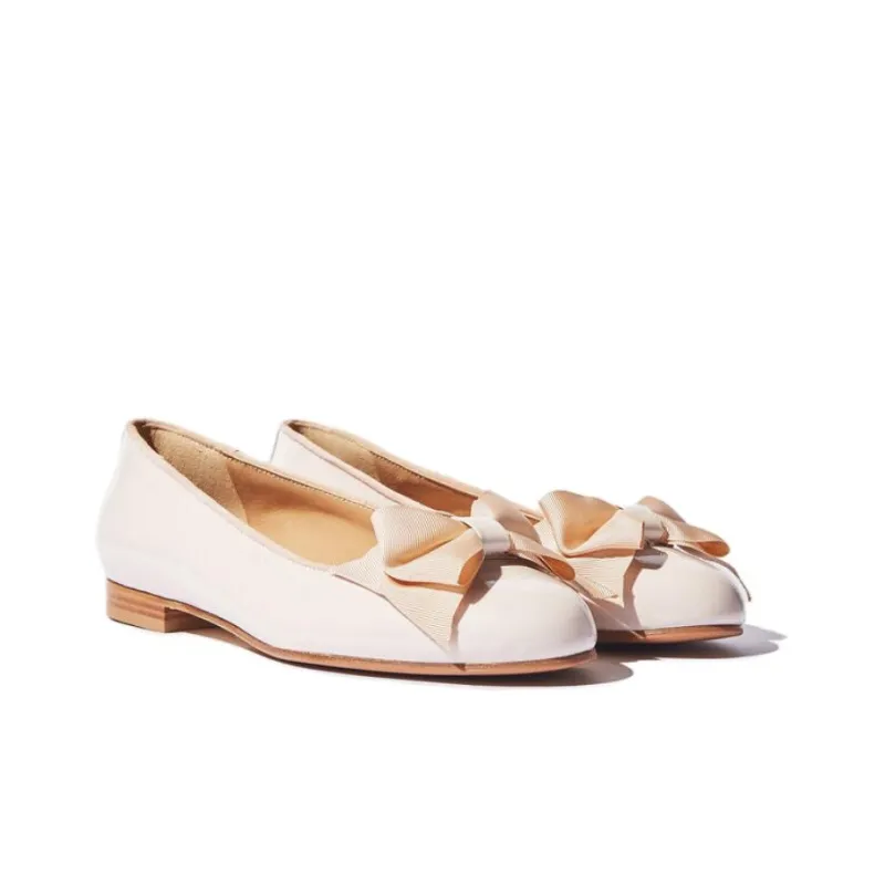 SCAROSSO Cloe Bow Detailed Ballerina Shoes Women's-2