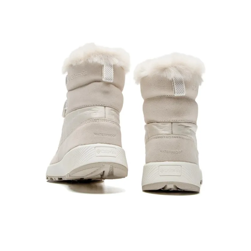 Columbia Anti Slip Wear Resistant High Top Outdoor Shoes Women's Beige-3
