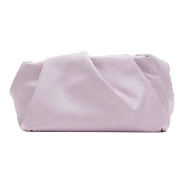 Burberry Lambskin Clutch Regular Women's Soft Mist Color-2