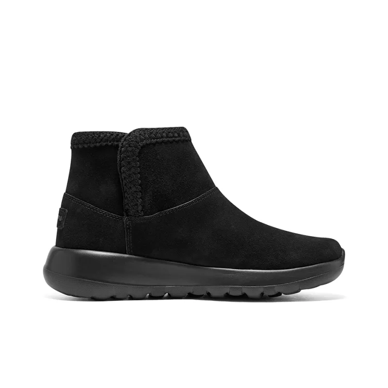 Skechers ON THE GO Abrasion Resistant Crew Snow Boots Women's Black-1