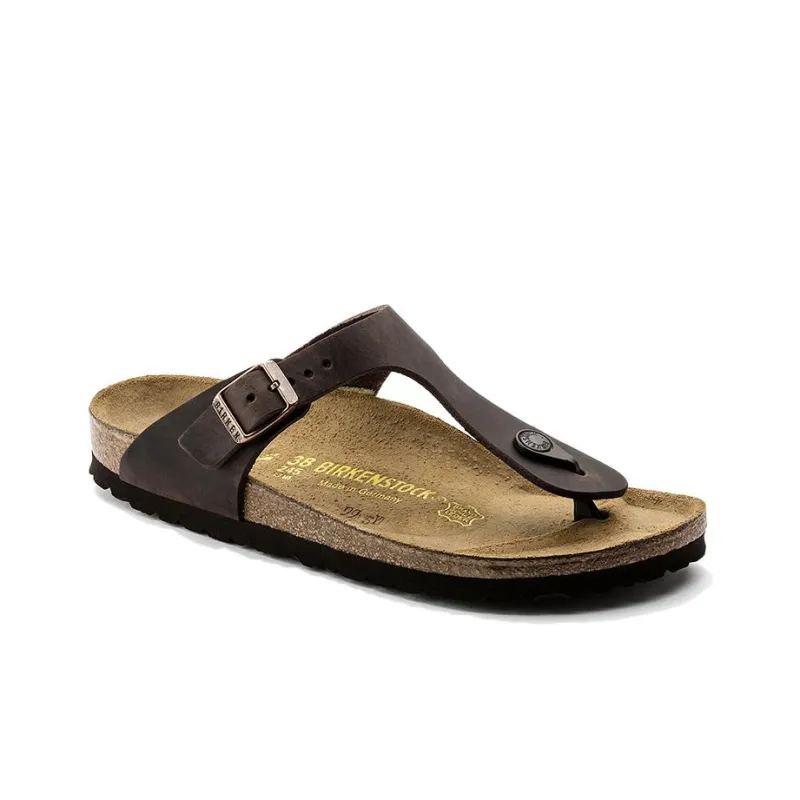Birkenstock Gizeh Flip Flops Unisex Brown Narrow Fit-1