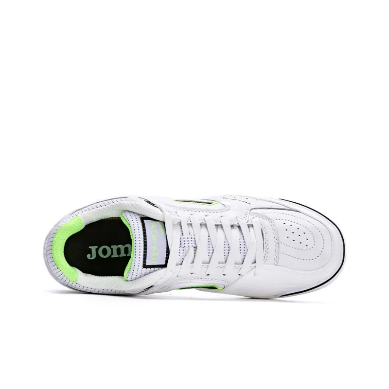 Joma IC/IN Cushioning Anti Slip And Wear Resistant Soccer Shoes Men's White-3