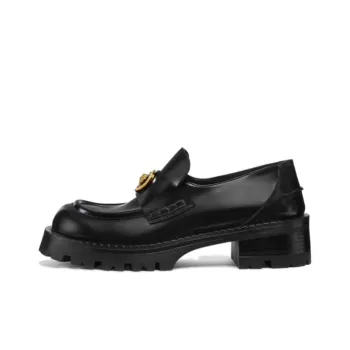 VERSACE Women's Loafers T.35 'Black'