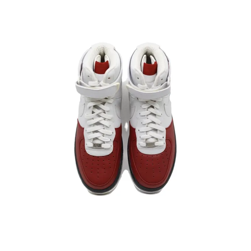 Nike Air Force 1 High Sheed Red White Black-3