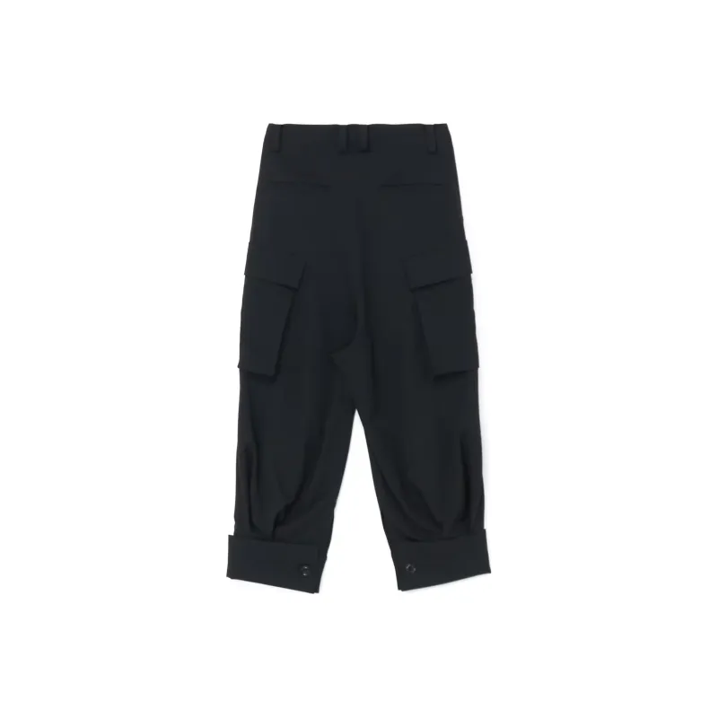 Yohji Yamamoto Drop crotch Wool Trousers-1