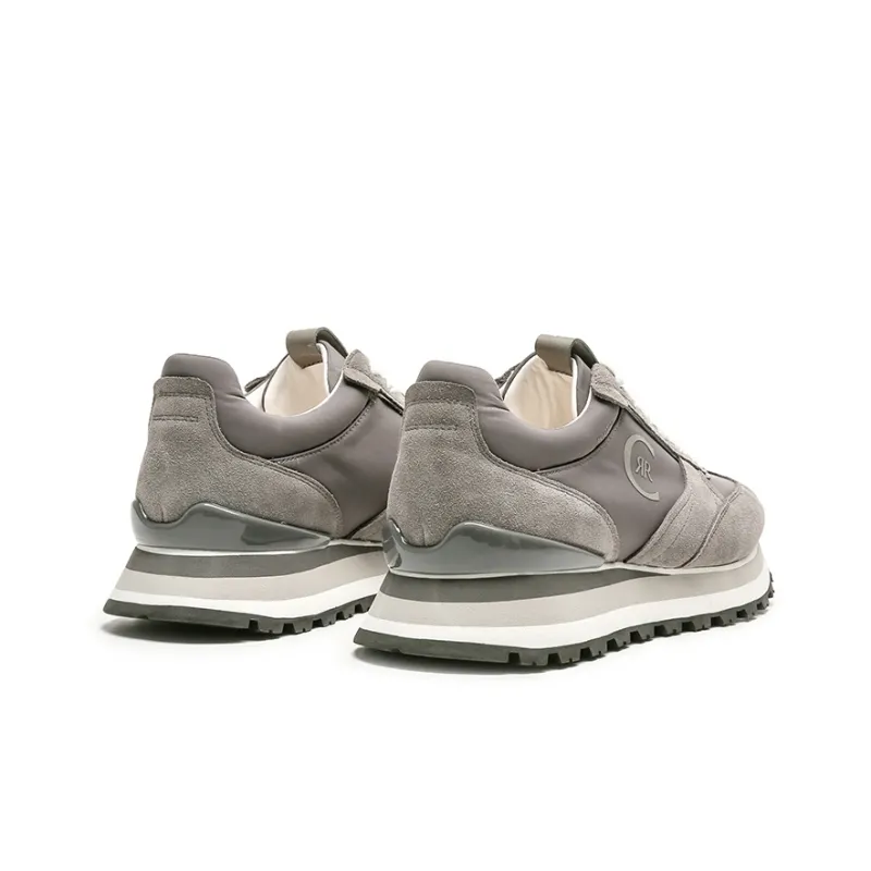CERRUTI 1881 Anti-Slip Wear-Resistant Low-Top Casual Shoes 3cm Men's White-3