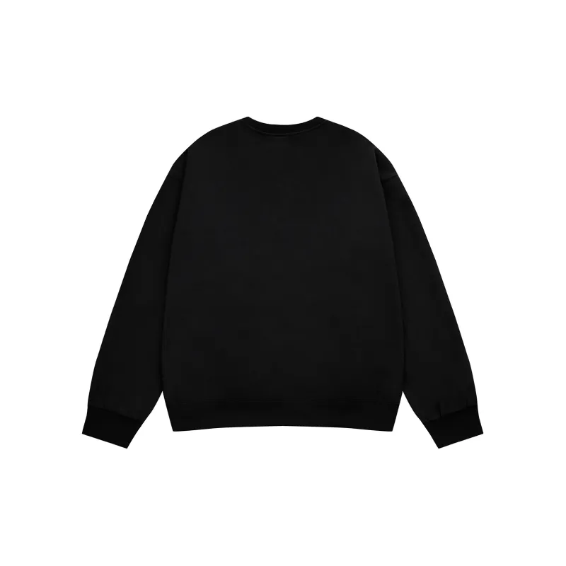 PAULASARA Brushed Crew Neck Sweatshirt Unisex-4
