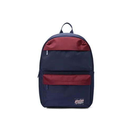 Skechers Fabric Backpack Regular Unisex Red Blue Multicolor