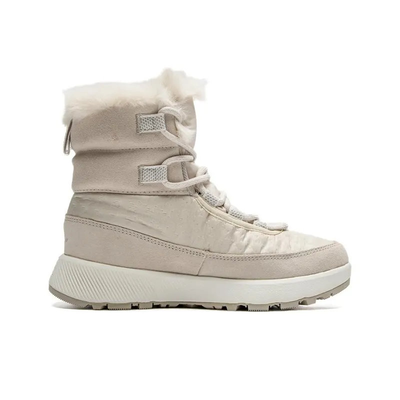 Columbia Anti Slip Wear Resistant High Top Outdoor Shoes Women's Beige-1