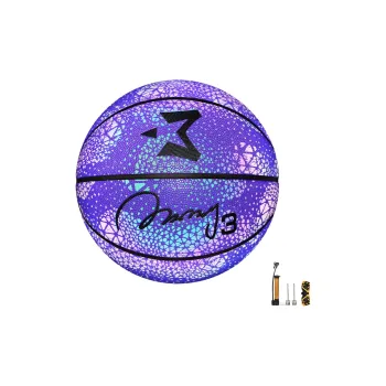 MARBURY Reflective Series PU Basketball Baby's Breath Purple Size 7 Reflective Unisex