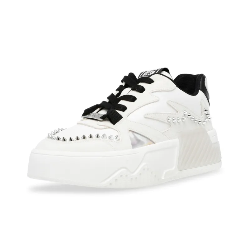 STEVE MADDEN Low-Top Skateboard Shoes 4.8cm Women's White-1
