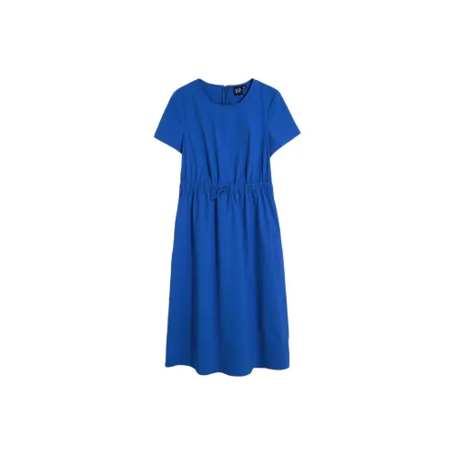 GAP Short-Sleeved Dresses Women's Blue