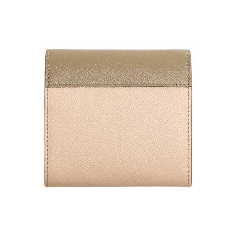 AMIPARIS Grained Leather Wallet Regular Women's Taupe-1