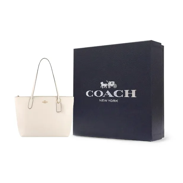 COACH Leather Tote Bag, Shopping Bag, Handbag, Shoulder Bag Tubas Women's Pink White-8